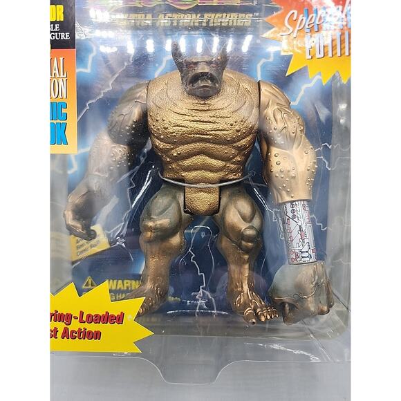 1996 McFarlane Spawn Series 1 Special Limited Edition Gold Tremor With Comic - Picture 7 of 14